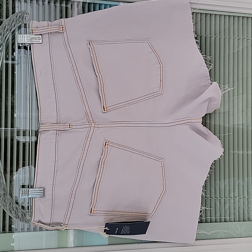 Universal Thread Vintage Midi Cut Offs Shorts Contrast Stitching Sz 12 NWT - Picture 5 of 10